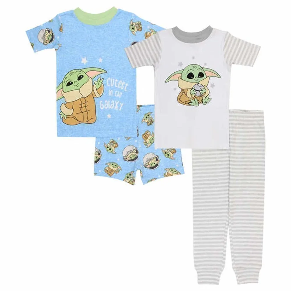 NWT - Star Wars Kids' 4-piece Cotton Pajamas - Size 3T